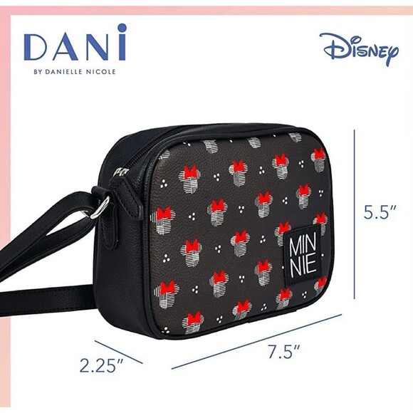 Danielle Nicole Disney Minnie Mouse Crossbody Bag New - Picture 2 of 8